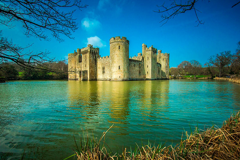 Bodiam castle in kent